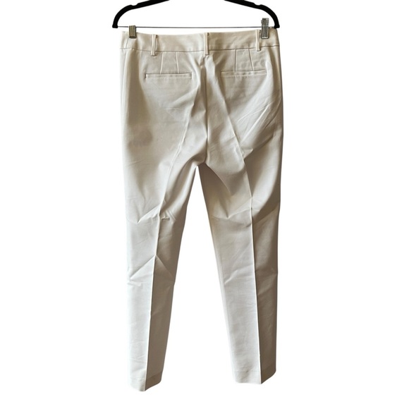 TALBOTS NEWPORT PANTS NWOT 6 WHITE CLASSIC MINIMALIST PREPPY OFFICE CHIC COASTAL - Picture 5 of 11